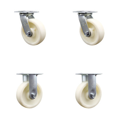 Caster Set with Roller Bearing