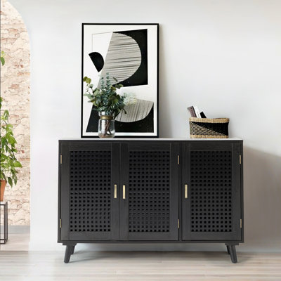 Aulbrey 44" Wide Sideboard With Lattice Doors