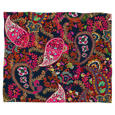 Jeté motif cachemire boho