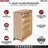 Wood Base Filler Pullout Organizer for New Kitchen Applications w/ Soft-Close-102673024