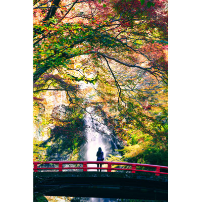 Minoh Waterfall by Pat138241 - Wrapped Canvas Print