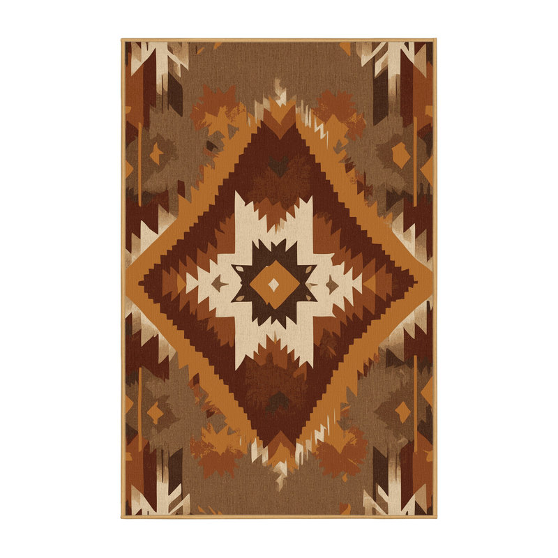 Tapis silhouette Saguaro, Rectangulaire 3 pi x 5 pi