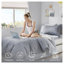 Ensemble d'édredon rayé tissé 5 pièces pour lit simple / simple TG-124648190-124648195