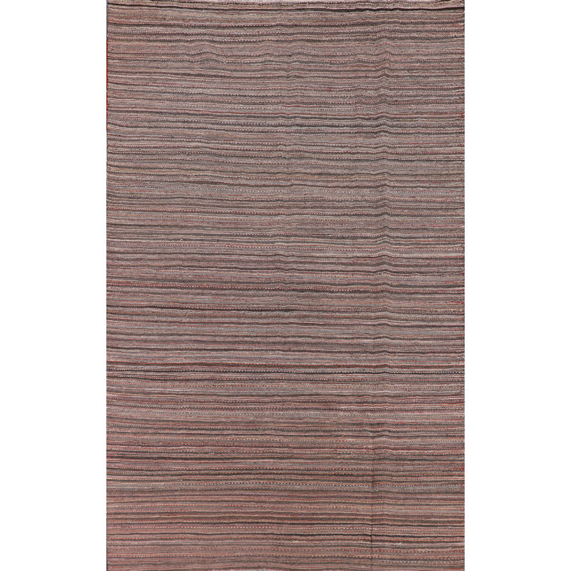 Tapis à rayures All-Over Kilim 7 x 11
