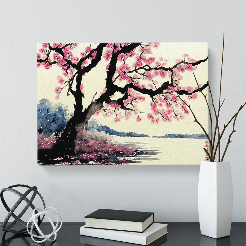 Bedazzled Cherry Blossom Tree - Wrapped Canvas, 40cm H x 60cm W x 3cm D