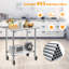 Iyaas Metal Bar Cart