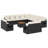 Vidaxl Garden Sofa Set Black