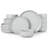 Latitude Run® Stoneware Dinnerware Set, 18 Pieces Plates and Bowls Set, Dishes Set for 6,-1028462312