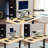 Adjustable Height Steel Standing Desk Converter