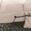 Élégante chaise longue de massage en lin avec télécommande, conception ergonomique pour une détente et un confort ultimes-314265540-314265542