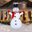 Décoration de Noël bonhomme de neige illuminée
