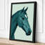 Geometric Horse Modern - Wrapped Canvas-151549552-151549554