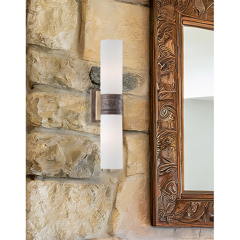 Barre d'éclairage de salle de bain 2 lumières Shelia