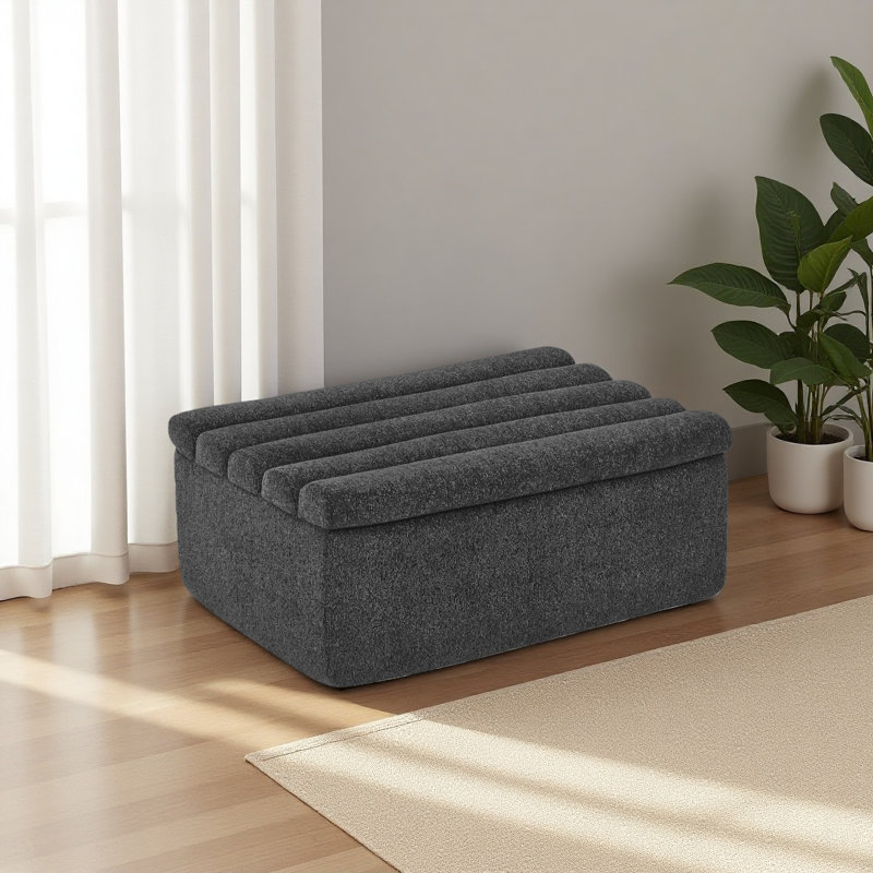 Le repose-pieds pour canapé modulaire, Gris foncé
