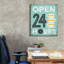 «Retro Diner Open 24 Hours» par Michael Mullan, art mural sur toile-102879495