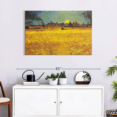 Alvord Wheat Field At Sunset