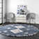 Hassan Geometric Blue Area Rug