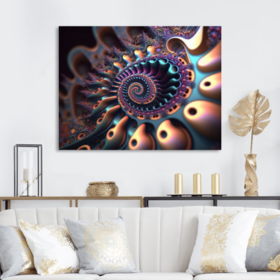 Purple Fractal Infinity II " Purple Fractal Infinity II "