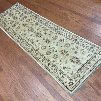 Chemin de table en laine Oushak fait à la main Herat