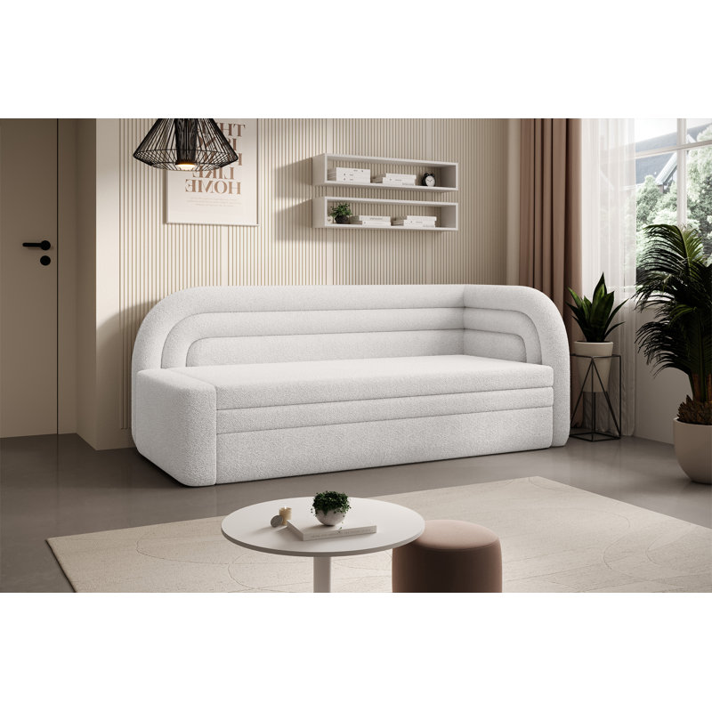 Shamirra 2 Seater Sofa Bed, White