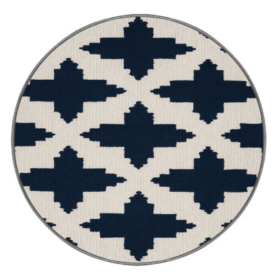 Machine Washable Trellis Gray Area Rug