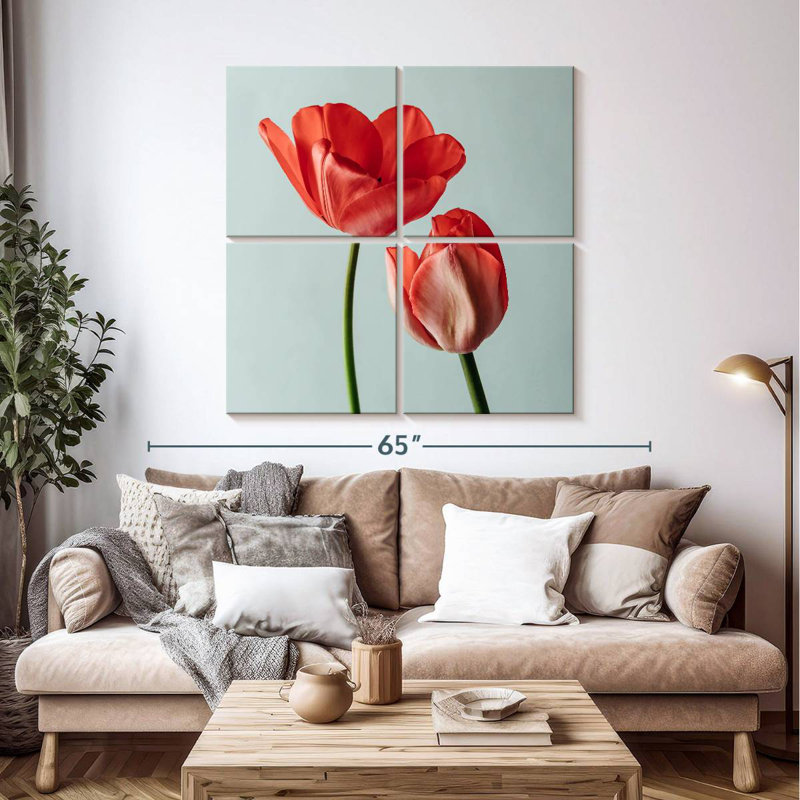 Harnek Lovely Red Tulips