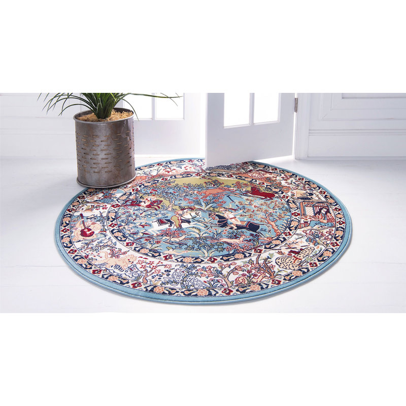 Tapis traditionnel Kelayeh couleur nuage