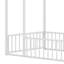 Structure de lit en métal avec clôture-1075506275