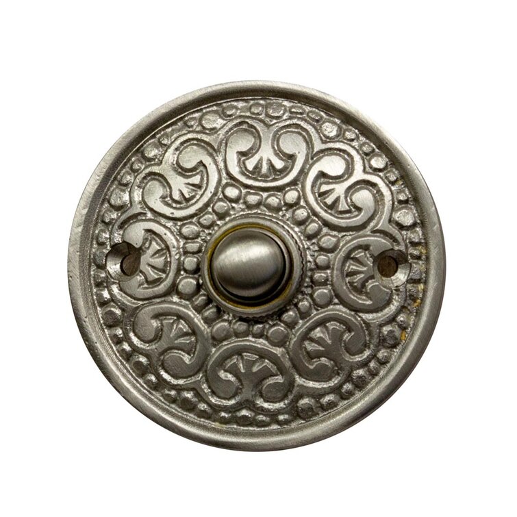 Qualarc Ornate Round Doorbell Button
