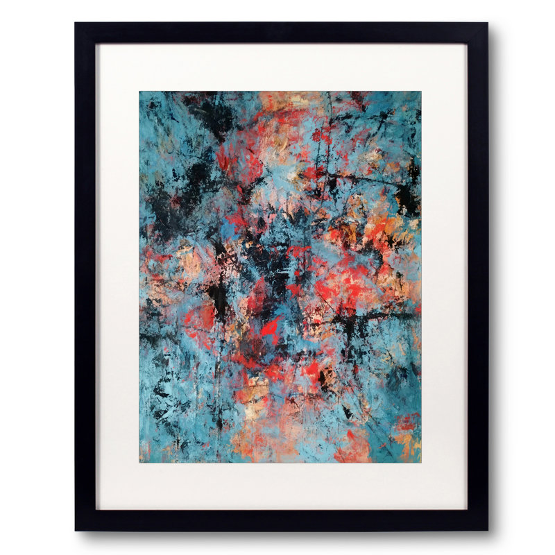 Abstract Composition 798 Print by Angel Estevez, 21.25" H x 17.25" W