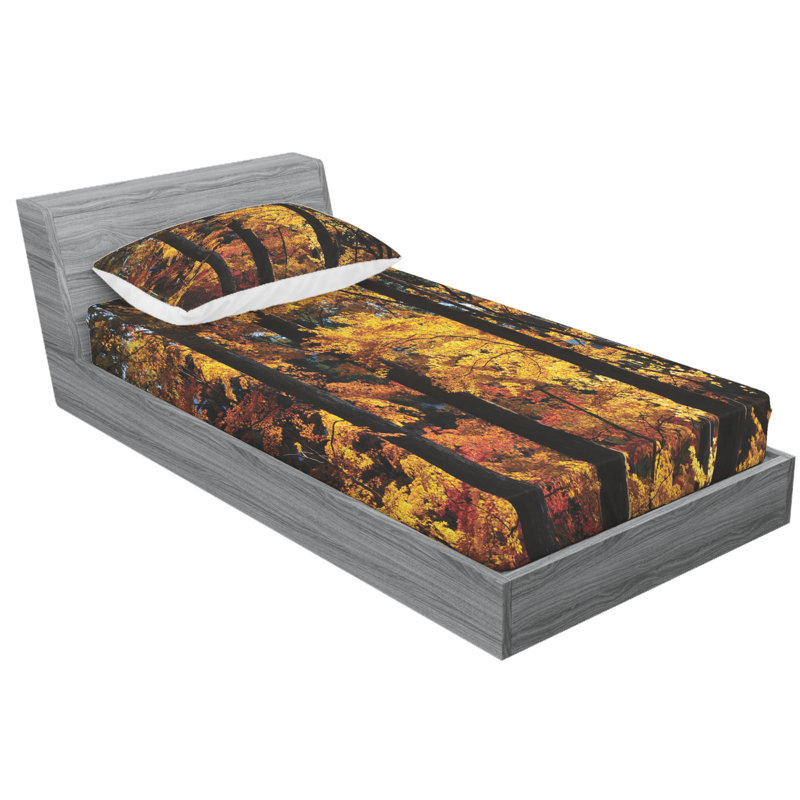 Microfiber Sheet Set, Twin Sheet Set with Fitted Sheet