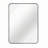 24X36 Inch Black Metal Framed Rectangular Bathrrom Mirror For Wall-681470896-681470909