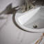 Lavabo de salle de bain circulaire encastré en céramique avec trop-plein Bryant-19195605-10940521