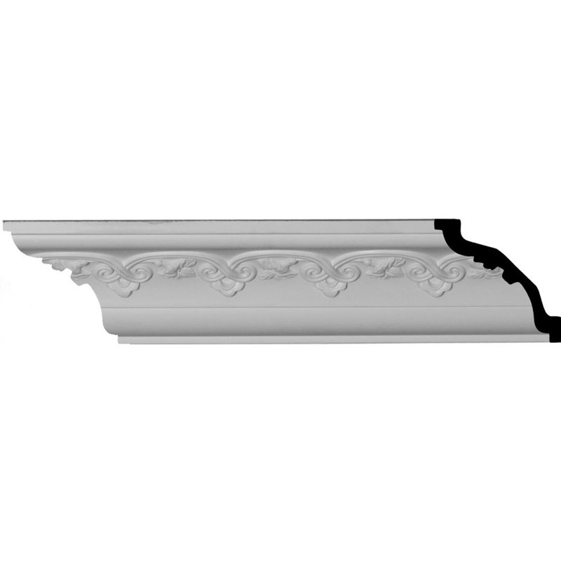 Lisbon White Polyurethane Decorative Crown Moulding