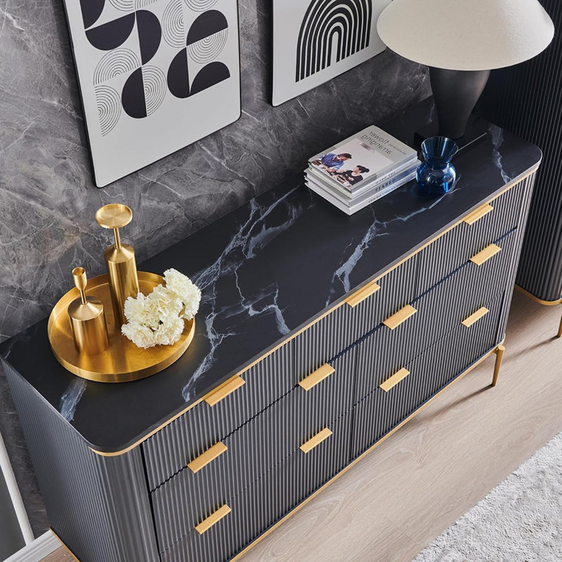 Commode 7 tiroirs pour chambre à coucher, ...