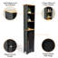 Canterbury 34Cm W x 166Cm H x 23Cm D Tall Bathroom Cabinet-2072637810