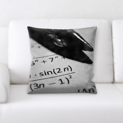 Microsuede Reversible Throw Pillow
