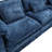 Oversized Sectional Sofa Cloud Couch for Living Room, Modern Chenille L Shaped Couch, Comfy Modular Sofa Sleeper with Moveable Ottoman & Memory Foam-2134163860