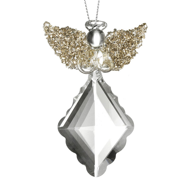 10cm Glass Hanging Figurine Ornament