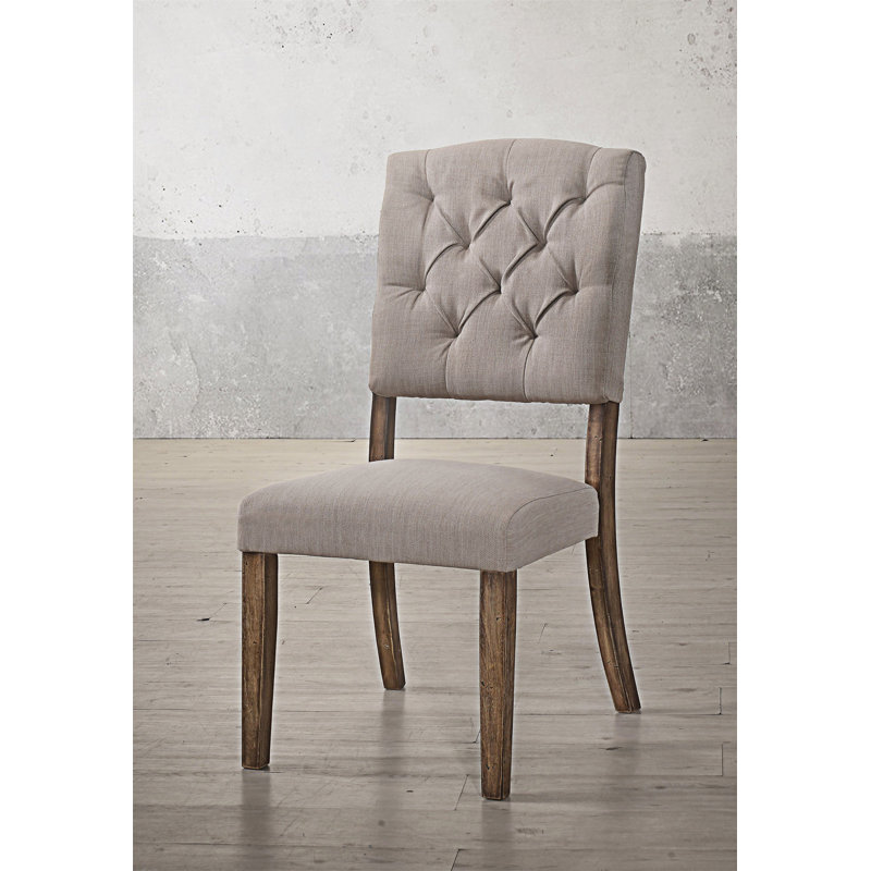 Chaise d'appoint rembourrée (ensemble de 2)