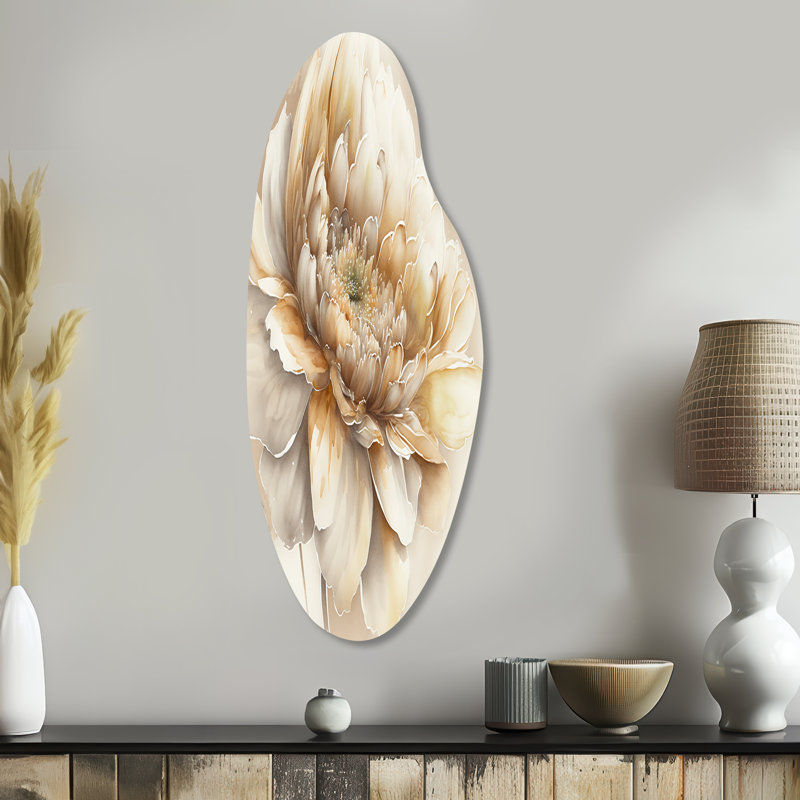 Pierson - art mural asymétrique en métal, H 38 po x l 15 po