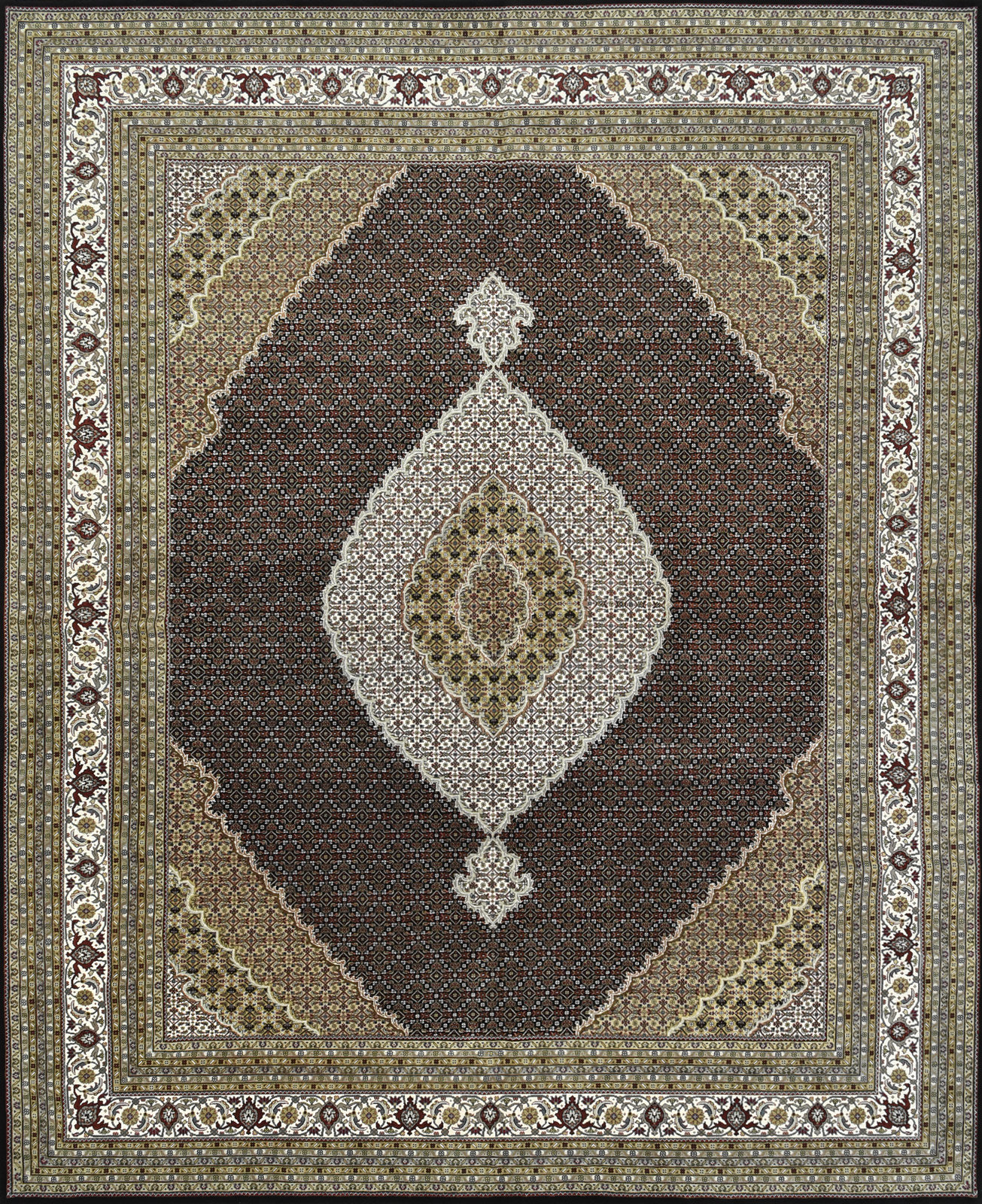 ERugBazaar Fine Tabriz Mahi 11'11