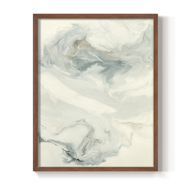 Untitled Framed Print - Solid Wood, Brown, 14" H x 11" W