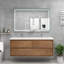 Ensemble de meuble-lavabo double mural 47 po Azden-760015010