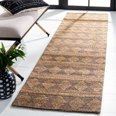 Irline Natural Fibre 551 Area Rug In Natural / Black