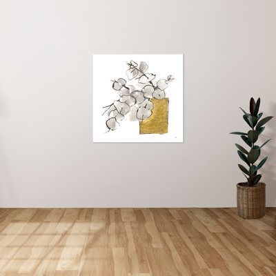 "Delicate Gilded Vase IV" by Chris Paschke Print on Canvas