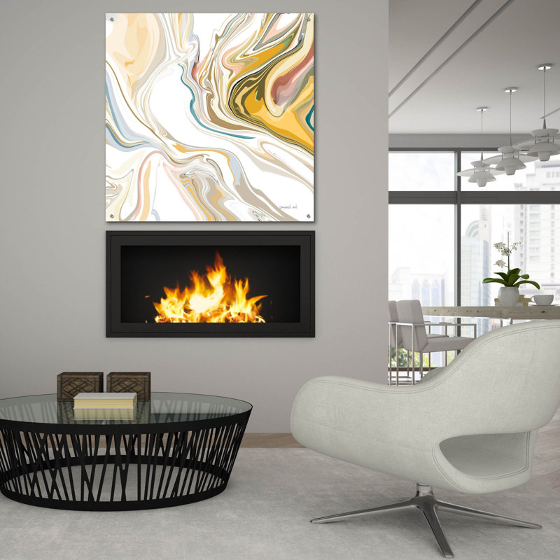 Art psychédélique «Neutral 3» par Danhui Nai, H 36 po x l 36 po x P 0,2 po