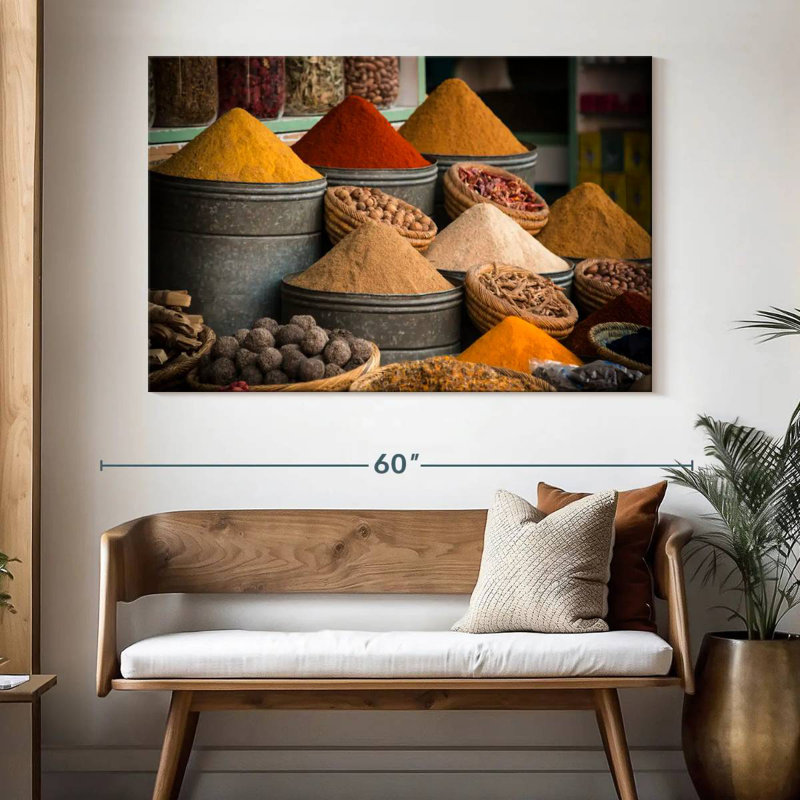 Yarlin Moroccan Souk Spices, 34" H x 51" W