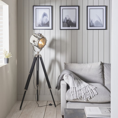 Huntington Beach Tripod Floor Lamp