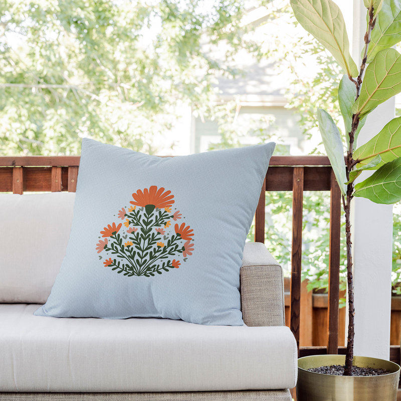 Angela Reversible Throw Pillow, 26"H x 26"W